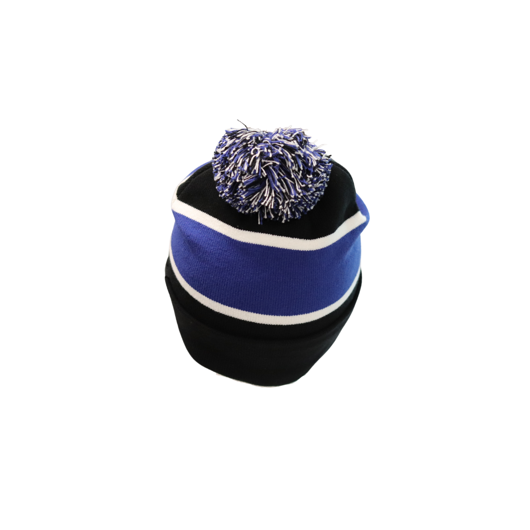 Dallas Blk/Wht Dome Knit Hat