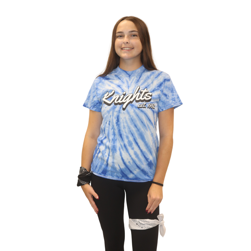 Blue Tie-Dye Throwback