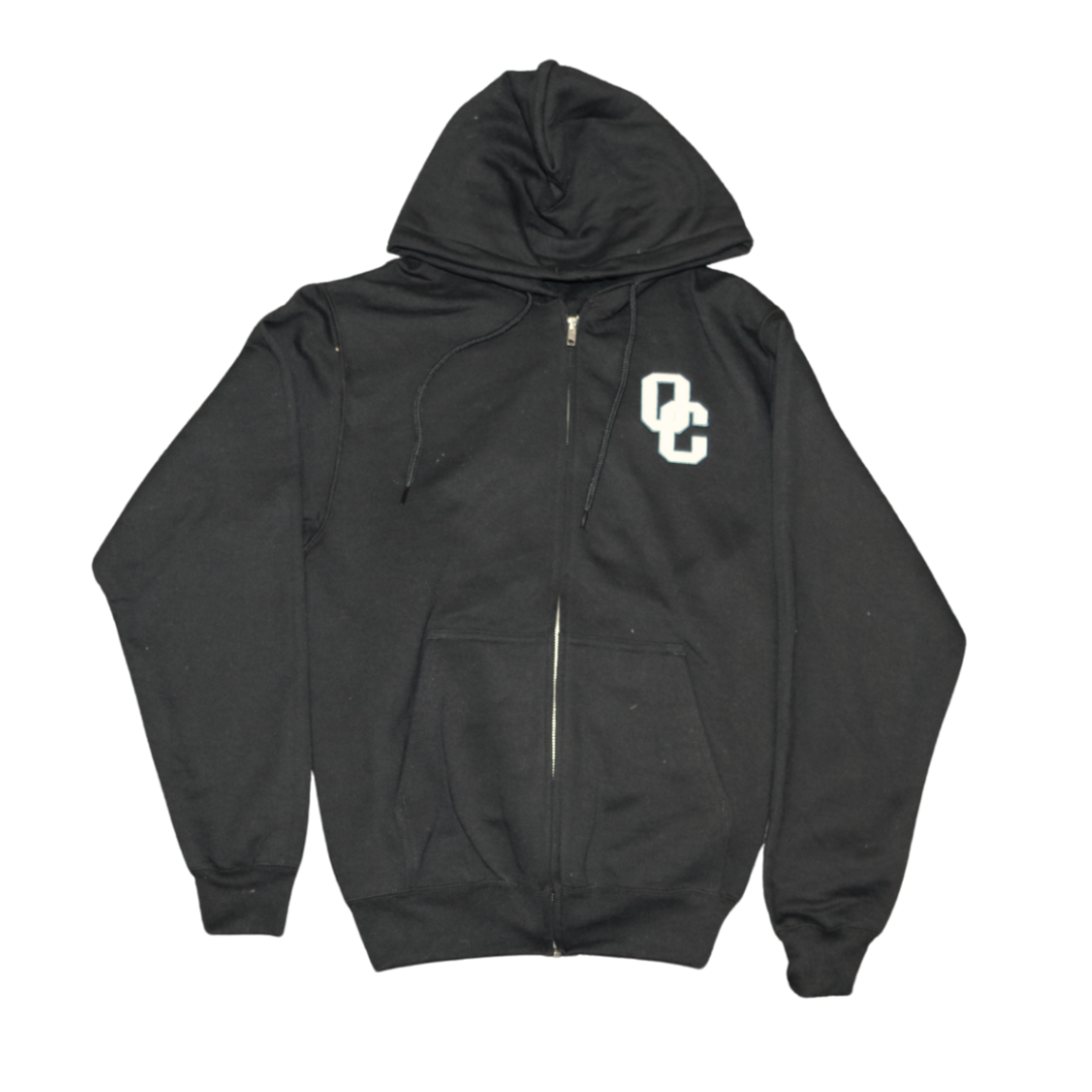 (PC90ZH) Port Company Fleece Full-Zip Hooded Sweatshirt