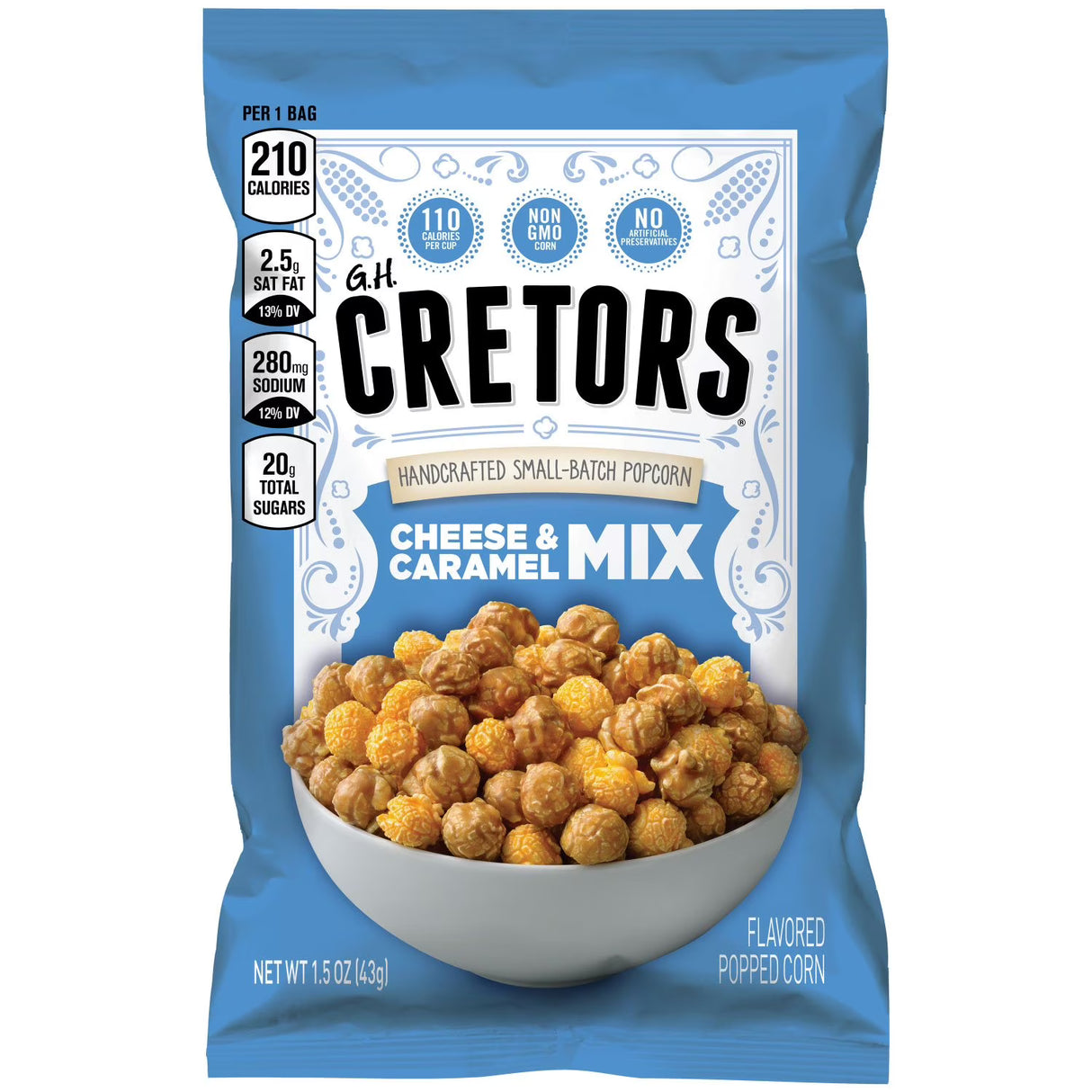 CRETORS Cheese & Caramel Mix Popcorn, 1.5 oz