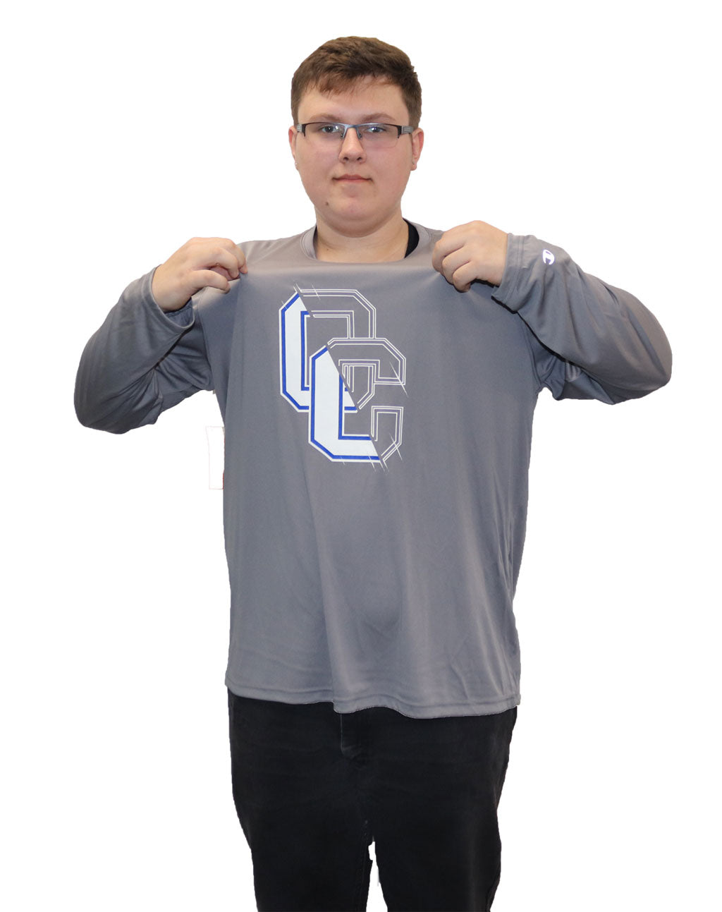 Champion Stone Gray Long Sleeve Shirt