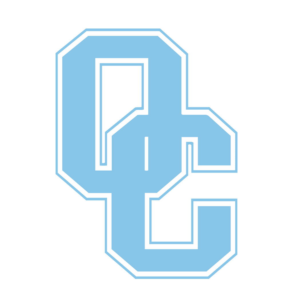 light blue OC sticker