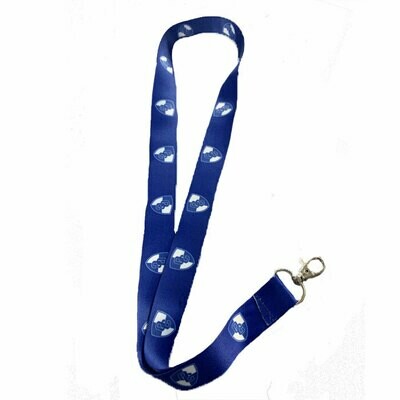 Lanyard with OC shield across