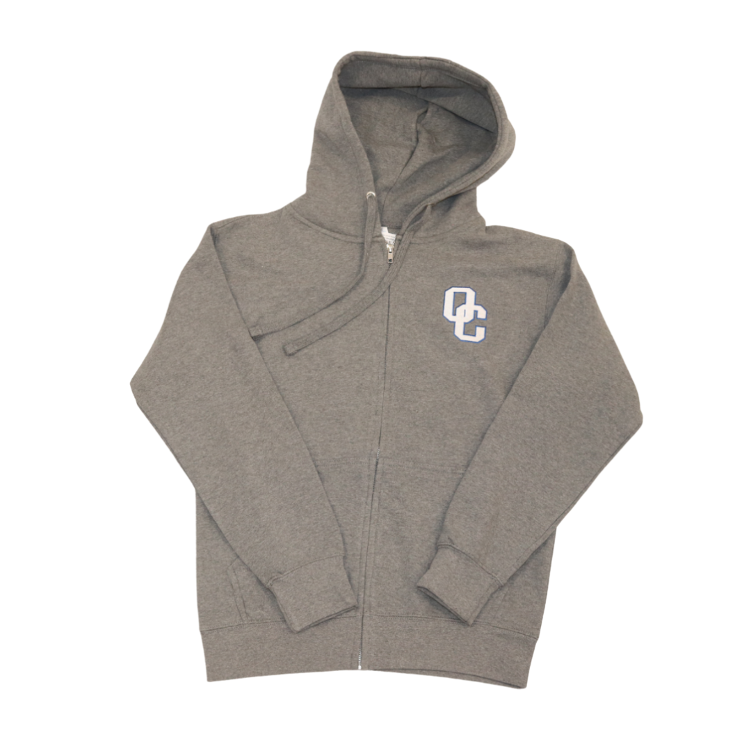 (ACA09ZIP) Athletic City Premium 3-End Heavy Cotton Full Zip