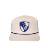 Dome 5-Panel Shield Hat White (LIV-200VR)