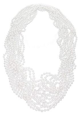White necklace beads