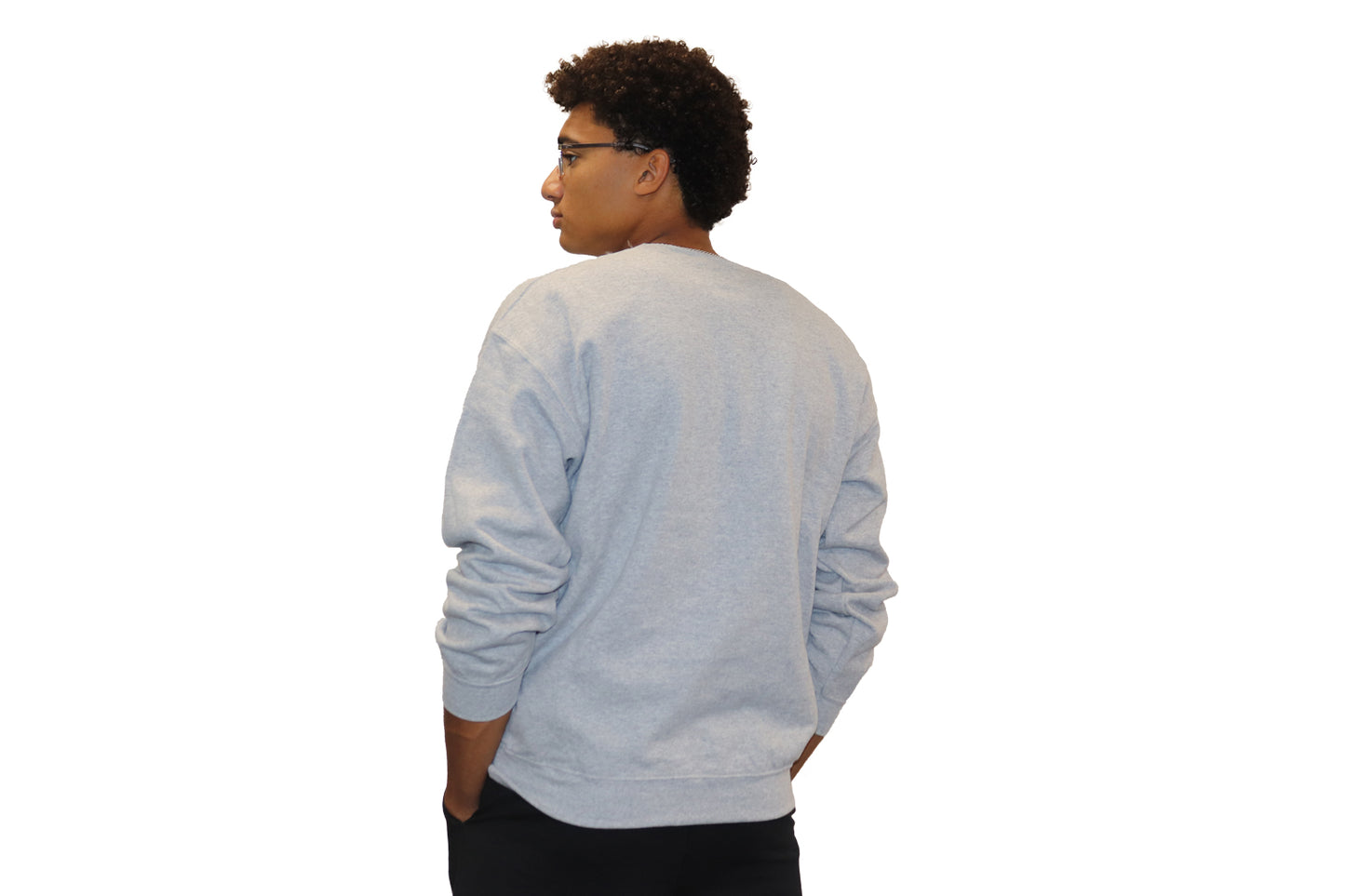 Grey Vintage Knights Crew Sweatshirt