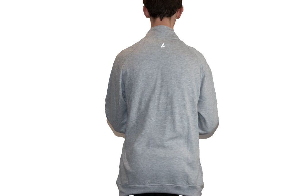 Men's Oxford Cotton Rich Fleece 1/4 Zip