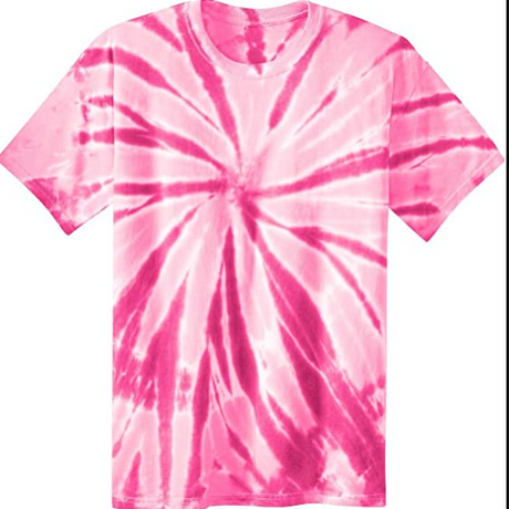 pink tie-dye t-shirt
